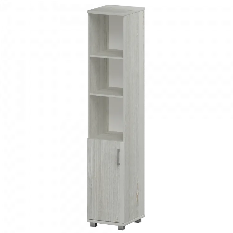 Стеллаж высокий узкий полузакрытый "НТ-540;НТ-600" Сосна винтер 400x445x2050 Аргентум