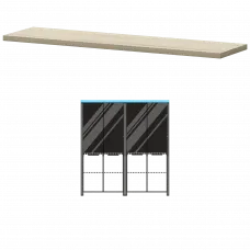 Топ КТ-74.38 Кронберг 1714x441x38 Акцент