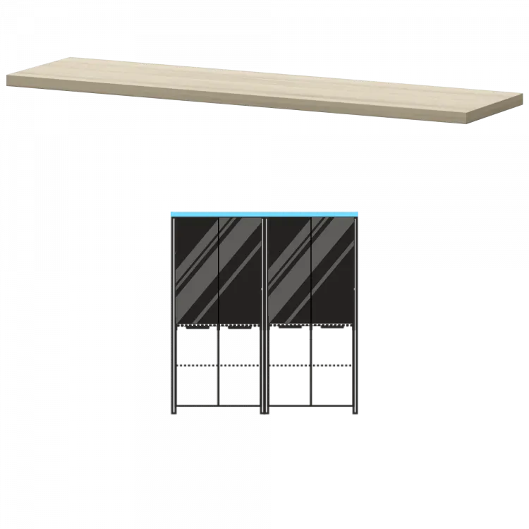 Топ КТ-74.38 Кронберг 1714x441x38 Акцент