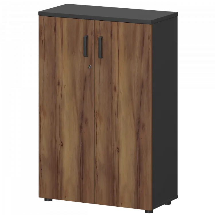 Шкаф СМШ-38Д Тип1 Графит/Таксония 792x380x1214 Смарт