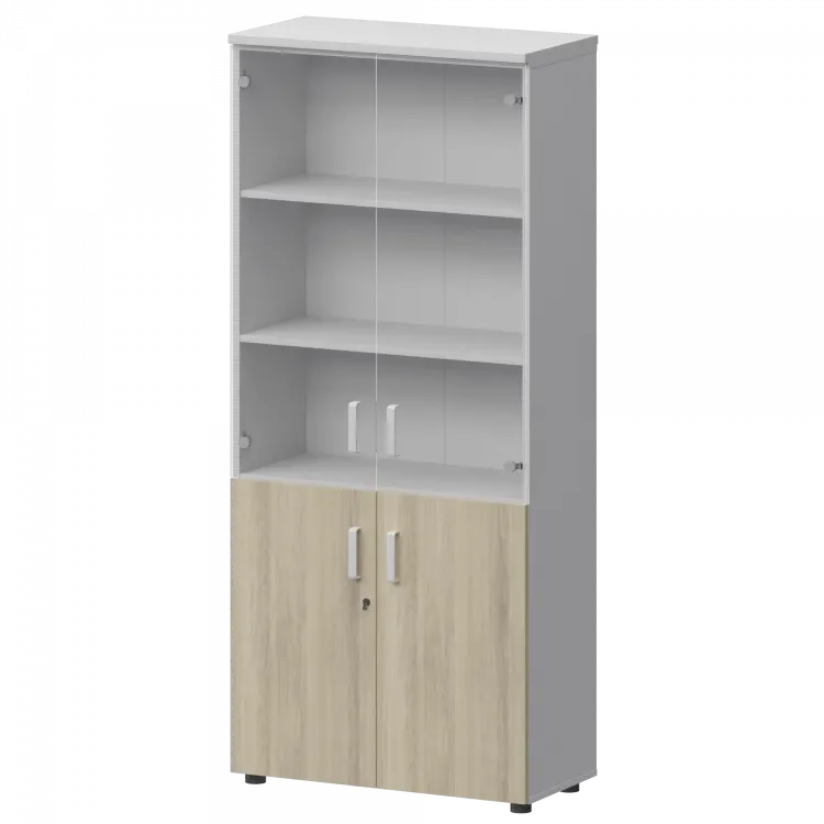 Шкаф СМШ-58ДС Тип1 Белый/Кронберг 792x380x1990 Смарт