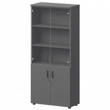 Шкаф СМШ-58ДС Графит 792x380x1990 Смарт