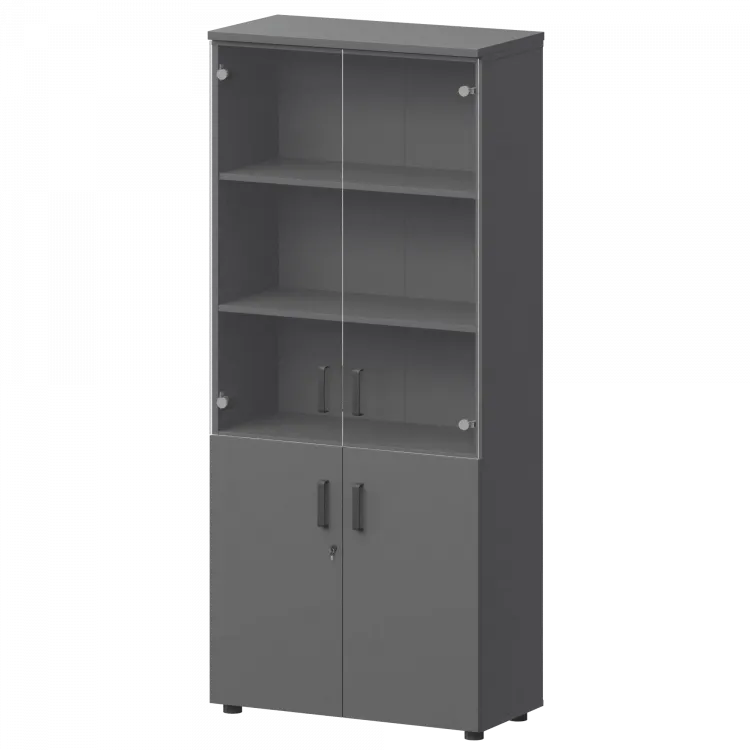 Шкаф СМШ-58ДС Графит 792x380x1990 Смарт