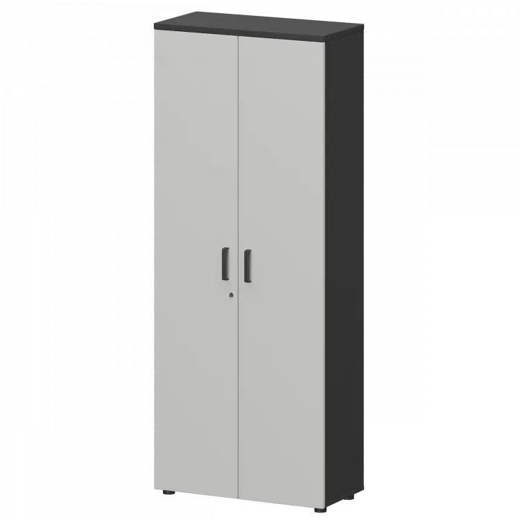 Шкаф для одежды СМШ-58ШД Тип1 Графит/Белый 792x380x1990 Смарт
