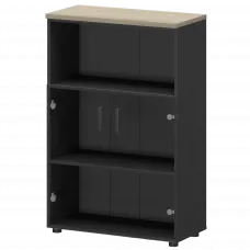 Шкаф СМШ-38С2 Графит/Кронберг 792x380x1215 Смарт
