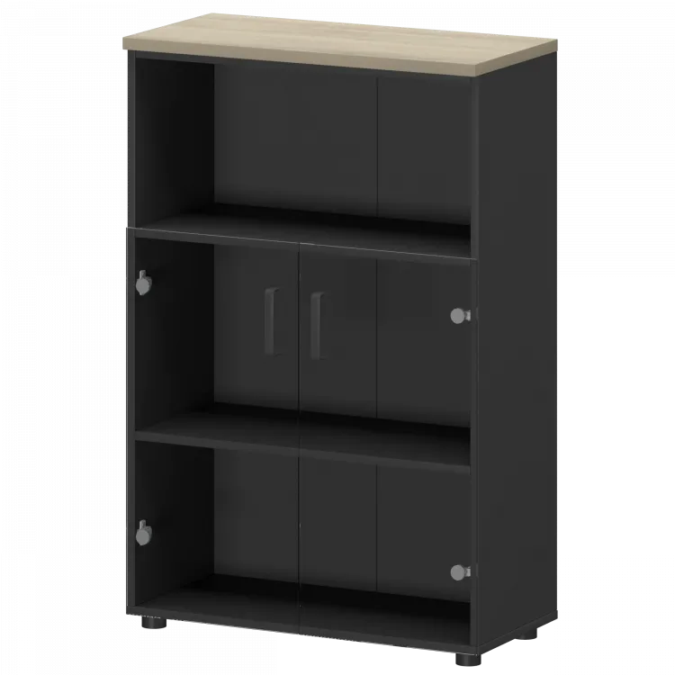 Шкаф СМШ-38С2 Графит/Кронберг 792x380x1215 Смарт