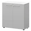 Шкаф низкий закрытый СМШ28F(Б) Белый 792x380x811 Кортез