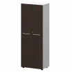 Шкаф для одежды KZS-46 Дуб венге/Белый 598x380x1595 Кортез