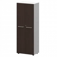 Шкаф для одежды KZS-46 Дуб венге/Белый 598x380x1595 Кортез