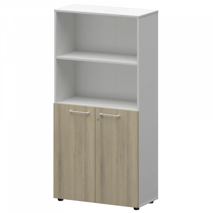 Шкаф высокий полузакрытый СМШ48.28F(Б) Кронберг/Белый 792x380x1595 Кортез