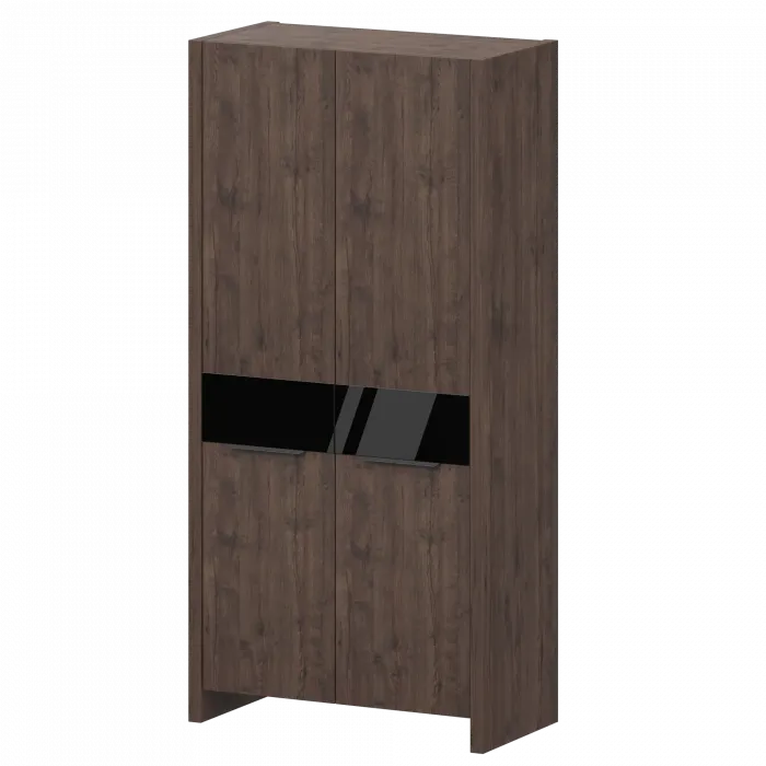 Гардероб КТ-44.38 Дуб апрель 856x438x1968 Акцент