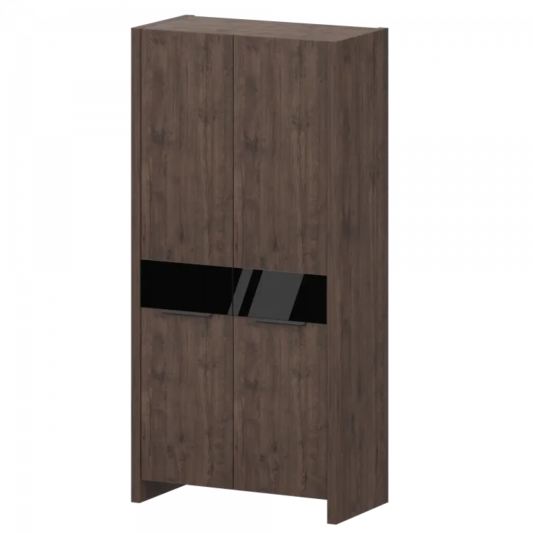 Гардероб КТ-44.38 Дуб апрель 856x438x1968 Акцент