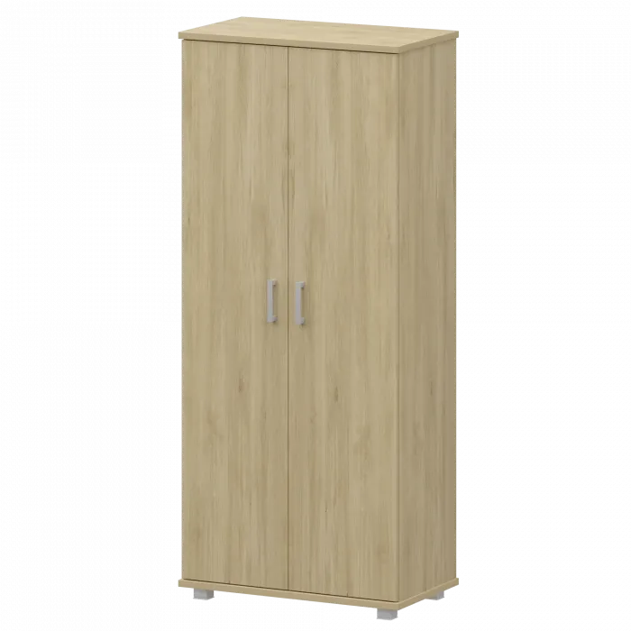 Шкаф для одежды НТ-590 Баттл Рок 900x445x2050 Аргентум