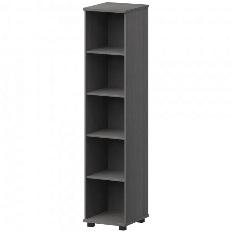 Стеллаж высокий узкий НТ-540.Ч Лиственница 400x445x2050 Аргентум