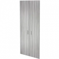 Двери из ЛДСП к широким стеллажам НТ-602.2.Ф Лиственница 780x16x1948 Аргентум