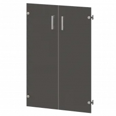 Комплект стеклянных дверей А-304.С.Ф Тонированный 710x4x1150 Арго