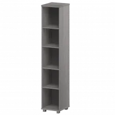 Стеллаж высокий узкий НТ-540 Лиственница 400x445x2050 Аргентум