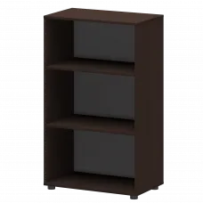 Стеллаж средний широкий К-933 Дуб венге 720x420x1215 Приоритет