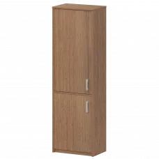 Шкаф комбинированный узкий закрытый А-321/А-621 Орех 560x365x2000 Арго