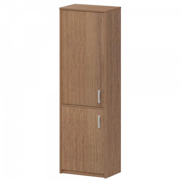 Шкаф комбинированный узкий закрытый А-321/А-621 Орех 560x365x2000 Арго