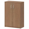 Стеллаж средний закрытый А-304/А-604 Орех 770x365x1220 Арго