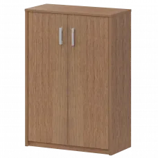 Стеллаж средний закрытый А-304/А-604 Орех 770x365x1220 Арго