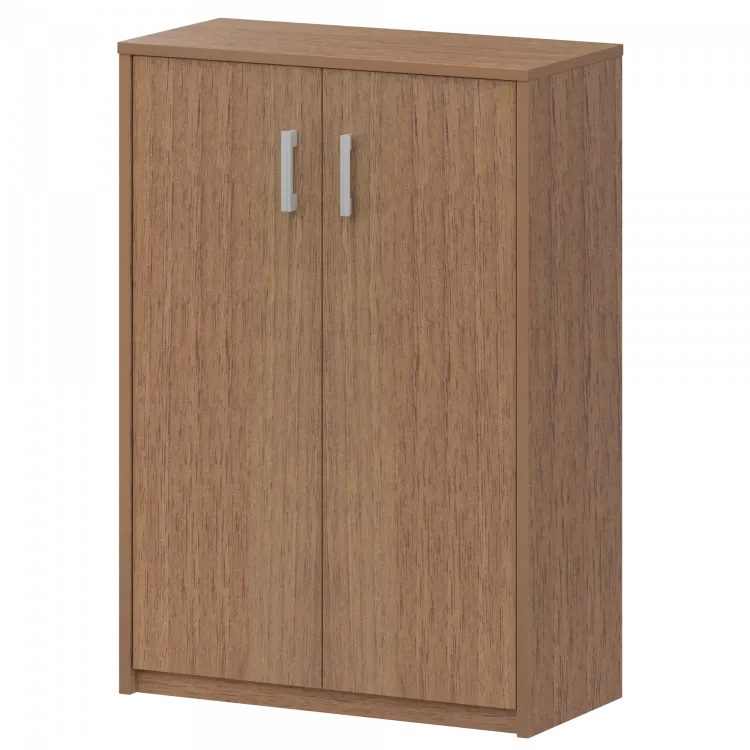 Стеллаж средний закрытый А-304/А-604 Орех 770x365x1220 Арго