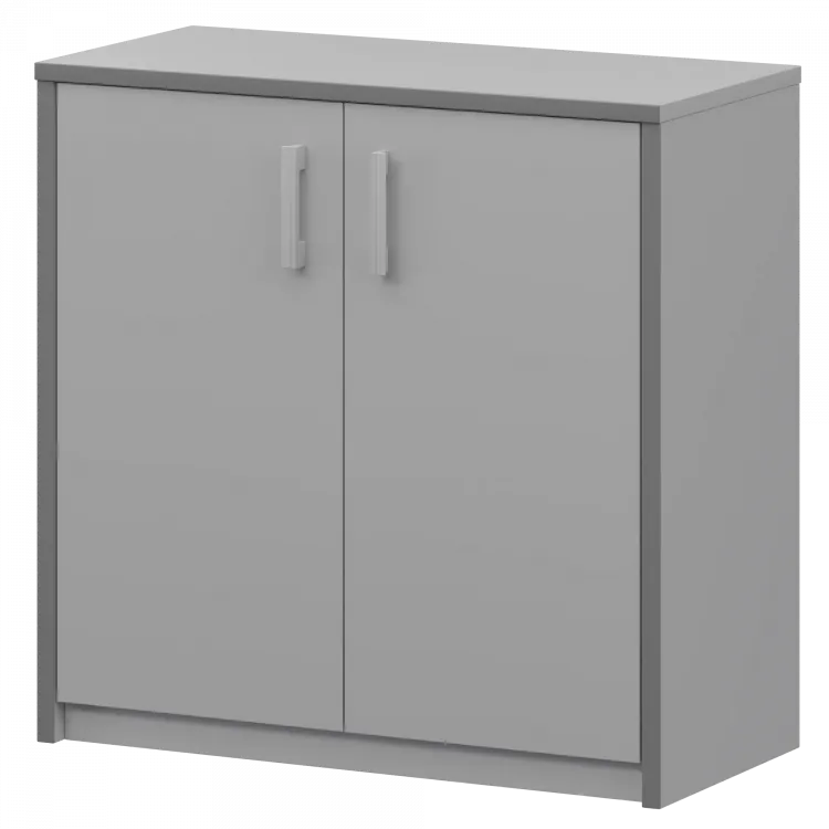 Стеллаж низкий закрытый А-302/А-602 Серый 770x365x850 Арго