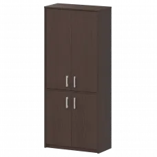 Шкаф комбинированный закрытый А-310/А-610 Дуб венге 770x365x2000 Арго