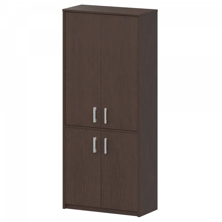 Шкаф комбинированный закрытый А-310/А-610 Дуб венге 770x365x2000 Арго