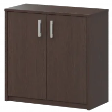 Стеллаж низкий закрытый А-302/А-602 Дуб венге 770x365x850 Арго