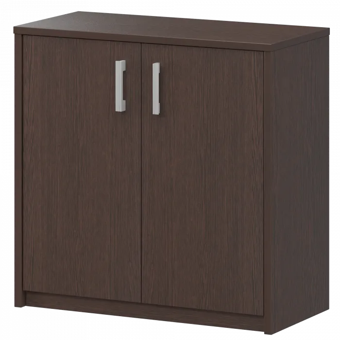 Стеллаж низкий закрытый А-302/А-602 Дуб венге 770x365x850 Арго