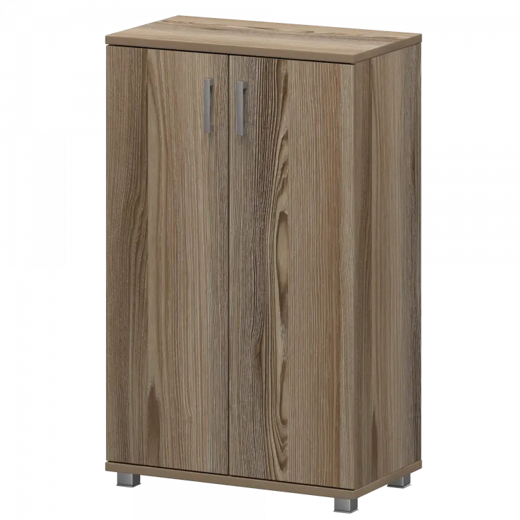 Стеллаж низкий закрытый "НТ-480;НТ-601.2" Дуб сафари 800x445x1280 Аргентум