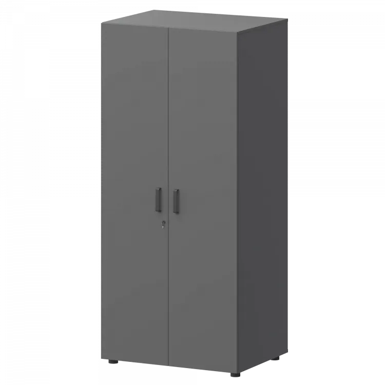 Шкаф для одежды СМШ-58-6ШД Графит 729x594x1990 Смарт