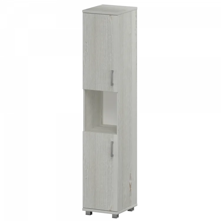 Стеллаж высокий узкий полузакрытый "НТ-540;НТ-600;НТ-600" Сосна винтер 400x445x2050 Аргентум