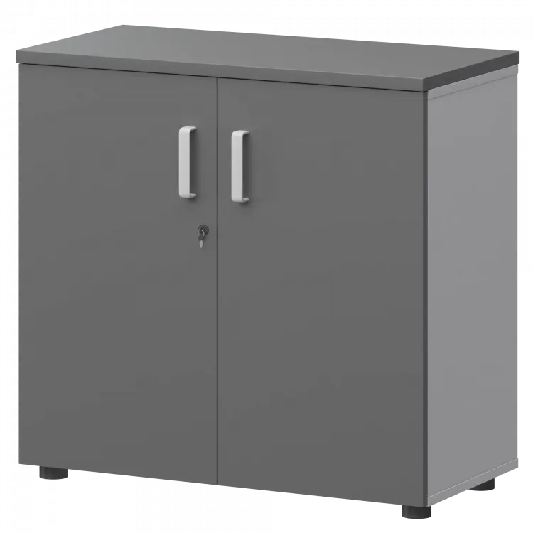 Шкаф СМШ-28Д Тип2 Белый/Графит 792x380x835 Смарт