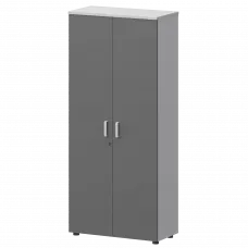 Шкаф для одежды СМШ-58ШД Тип1 Белый/Графит 792x380x1990 Смарт