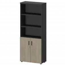 Шкаф СМШ-58Д2 Тип1 Графит/Кронберг 792x380x1990 Смарт