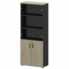 Шкаф СМШ-58ДС Тип2 Графит/Кронберг 792x380x1990 Смарт