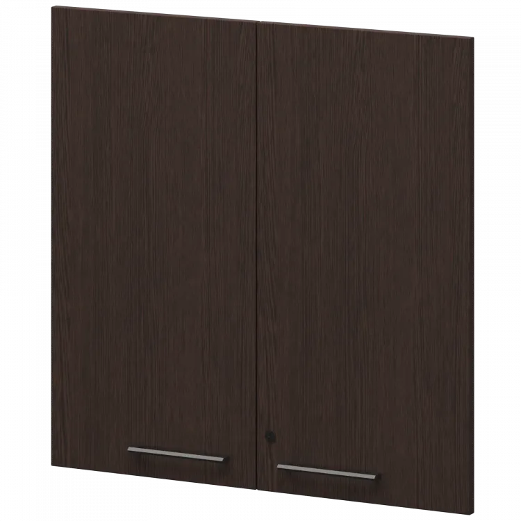 Фасады верхние KZF-28V Дуб венге/Графит 784x18x780 Кортез