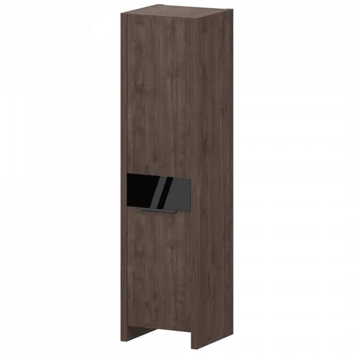 Стеллаж узкий закрытый правый КТ-41.38/КТ-52.18 Дуб апрель 466x438x1968 Акцент