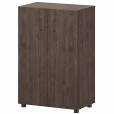 Стеллаж средний закрытый К-933,К-943,КФ-942 Дуб апрель 720x420x1215 Приоритет