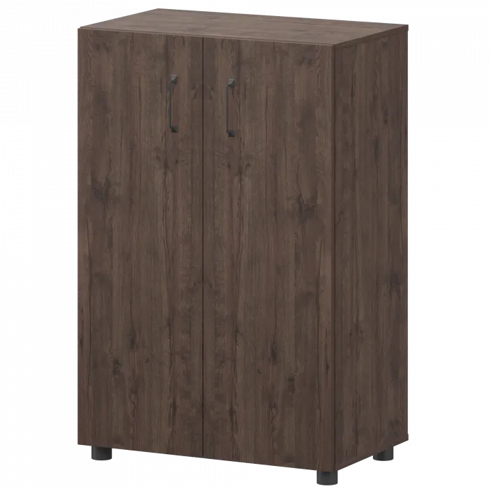 Стеллаж средний закрытый К-933,К-943,КФ-942 Дуб апрель 720x420x1215 Приоритет