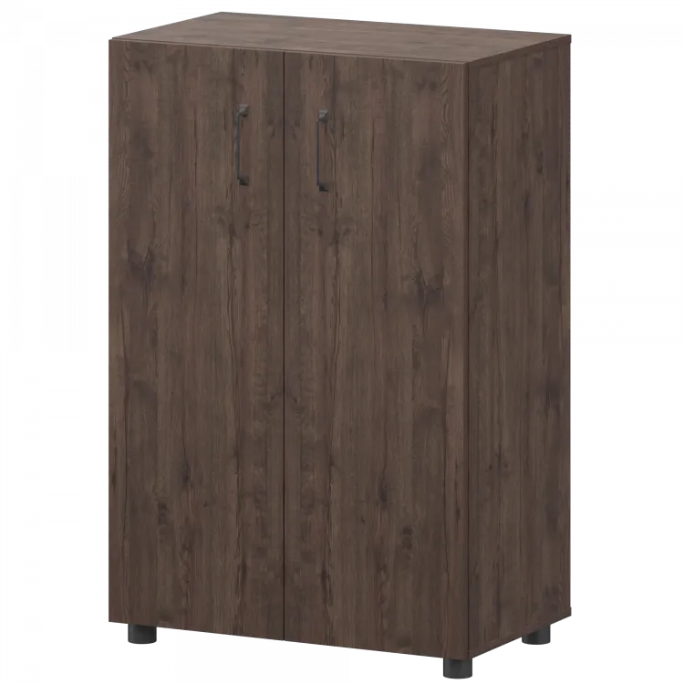 Стеллаж средний закрытый К-933,К-943,КФ-942 Дуб апрель 720x420x1215 Приоритет