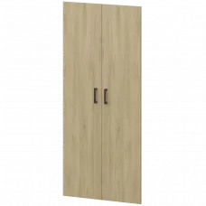 Двери из ЛДСП к широким стеллажам НТ-602.2.Ч.Ф Баттл Рок 780x16x1948 Аргентум