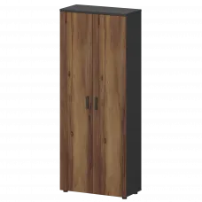 Шкаф СМШ-58Д Тип1 Графит/Таксония 792x380x1990 Смарт