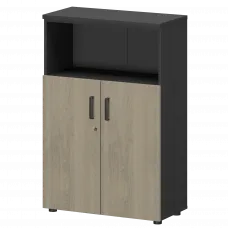 Шкаф СМШ-38Д2 Тип1 Графит/Кронберг 792x380x1214 Смарт