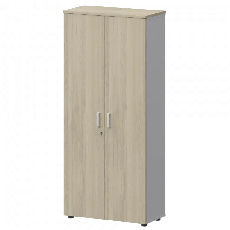 Шкаф СМШ-58Д Тип2 Белый/Кронберг 793x380x1990 Смарт