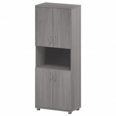 Стеллаж высокий полузакрытый "НТ-580;НТ-600.2;НТ-600.2" Лиственница 800x445x2050 Аргентум