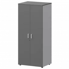 Шкаф для одежды СМШ-58-6ШД Тип2 Белый/Графит 792x594x1990 Смарт